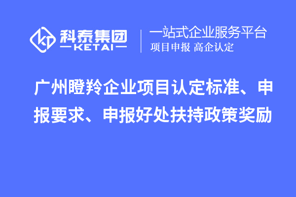 廣州瞪羚企業(yè)項目認定標準、申報要求、申報好處扶持政策獎勵