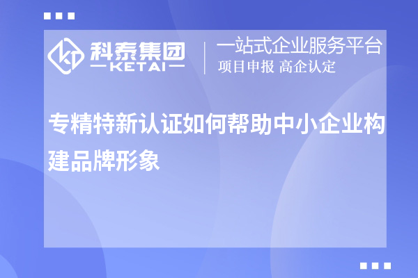 專精特新認證如何幫助中小企業(yè)構建品牌形象