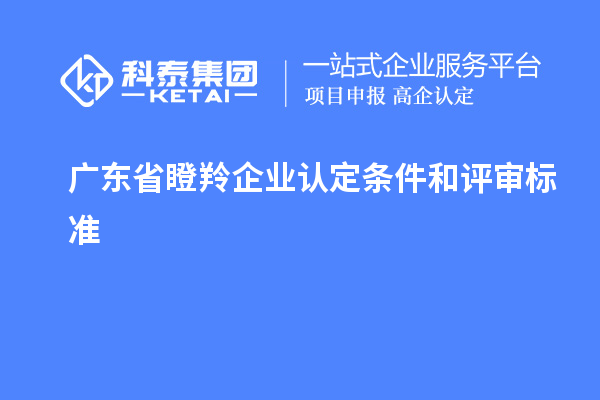 廣東省<a href=http://m.donghuashan.cn/fuwu/dengling.html target=_blank class=infotextkey>瞪羚企業(yè)認(rèn)定</a>條件和評審標(biāo)準(zhǔn)