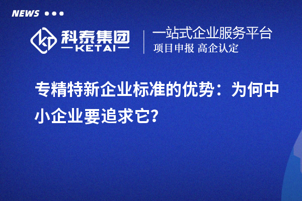 專精特新企業(yè)標準的優(yōu)勢：為何中小企業(yè)要追求它？