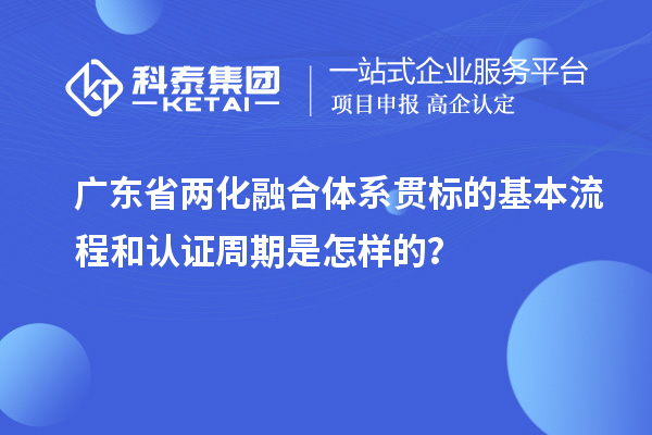 廣東省兩化融合體系貫標的基本流程和認證周期是怎樣的？
