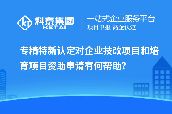 專精特新認(rèn)定對企業(yè)<a href=http://m.donghuashan.cn/fuwu/jishugaizao.html target=_blank class=infotextkey>技改</a>項(xiàng)目和培育項(xiàng)目資助申請有何幫助？