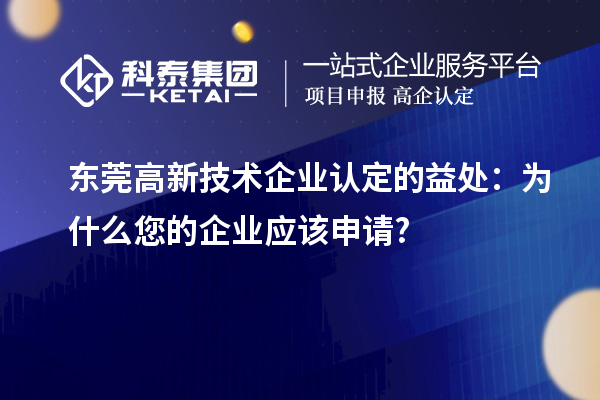 東莞高新技術(shù)企業(yè)認定的益處：為什么您的企業(yè)應該申請?