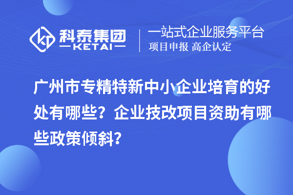 廣州市專精特新中小企業(yè)培育的好處有哪些？企業(yè)<a href=http://m.donghuashan.cn/fuwu/jishugaizao.html target=_blank class=infotextkey>技改</a>項(xiàng)目資助有哪些政策傾斜？