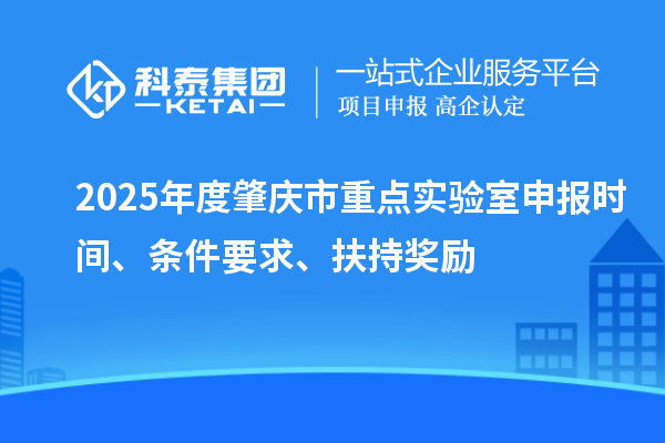 2025年度肇慶市重點(diǎn)實(shí)驗(yàn)室申報(bào)時(shí)間、條件要求、扶持獎(jiǎng)勵(lì)