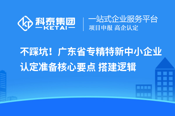 不踩坑！廣東省專精特新中小企業(yè)認(rèn)定準(zhǔn)備核心要點(diǎn)+搭建邏輯